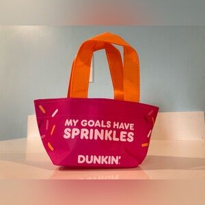 Dunkin' Donut Mini Pink Tote Bag